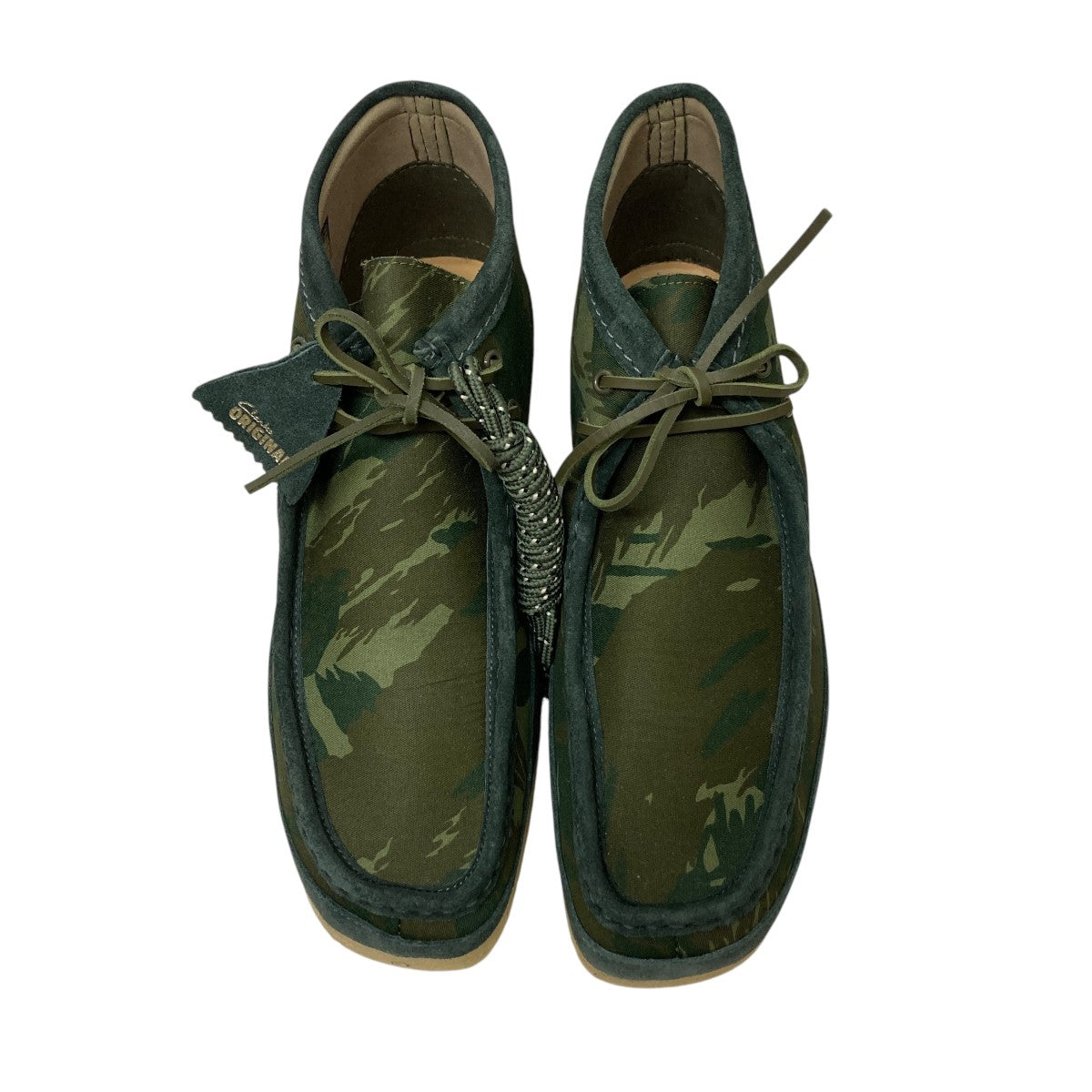 Wallabee Boot Green Camouflageカモ柄モカシンブーツ261777697110