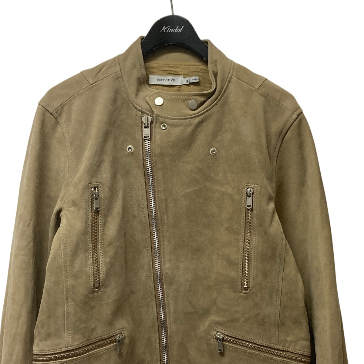 nonnative(ノンネイティブ) 22AWRIDER BLOUSON COW LEATHER by ECCOライダースジャケットNN-J4120  NN-J4120 ベージュ サイズ 2｜【公式】カインドオルオンライン ブランド古着・中古通販【kindal】