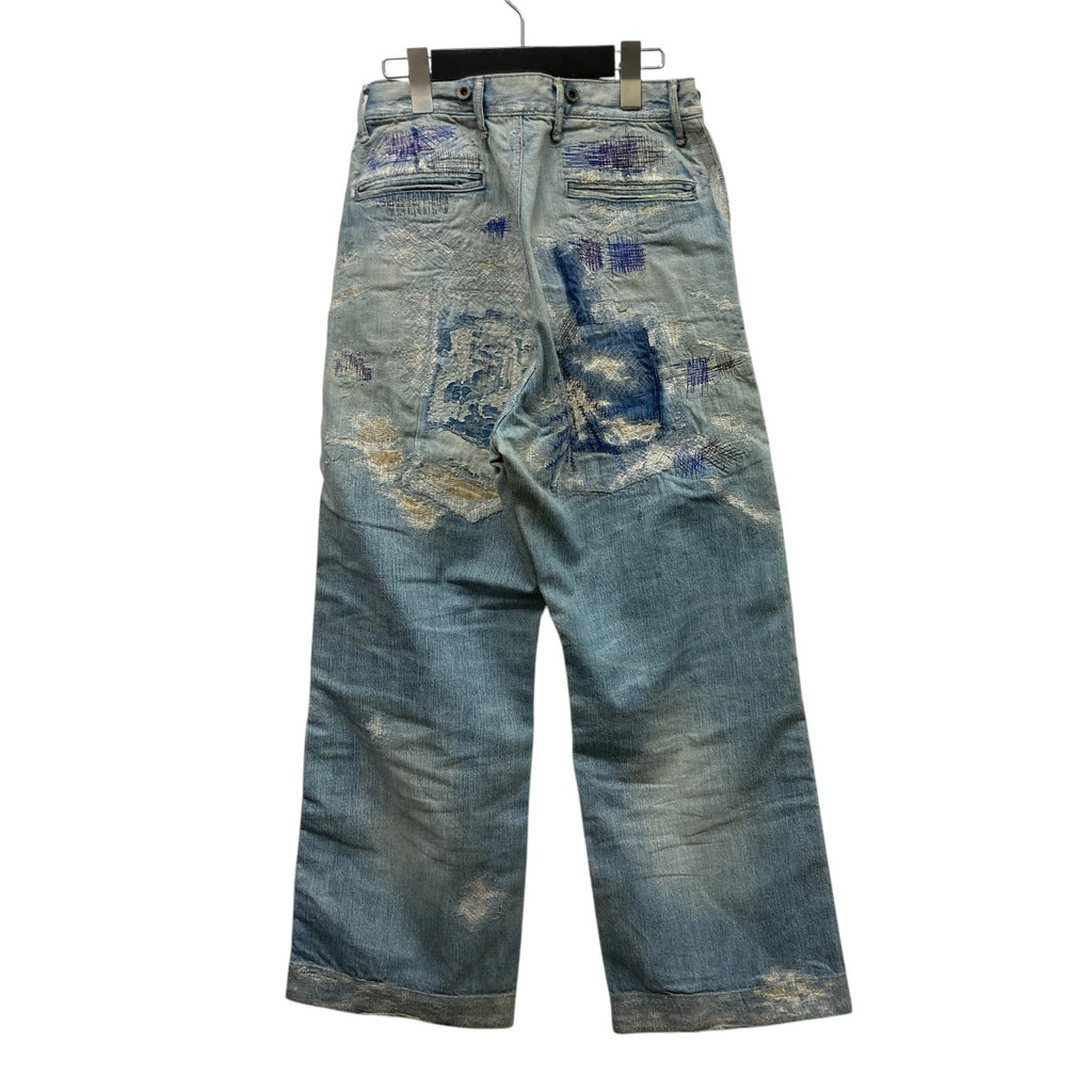 KAPITAL(キャピタル) 刺し子デニムパンツ インディゴ サイズ 0｜【公式  