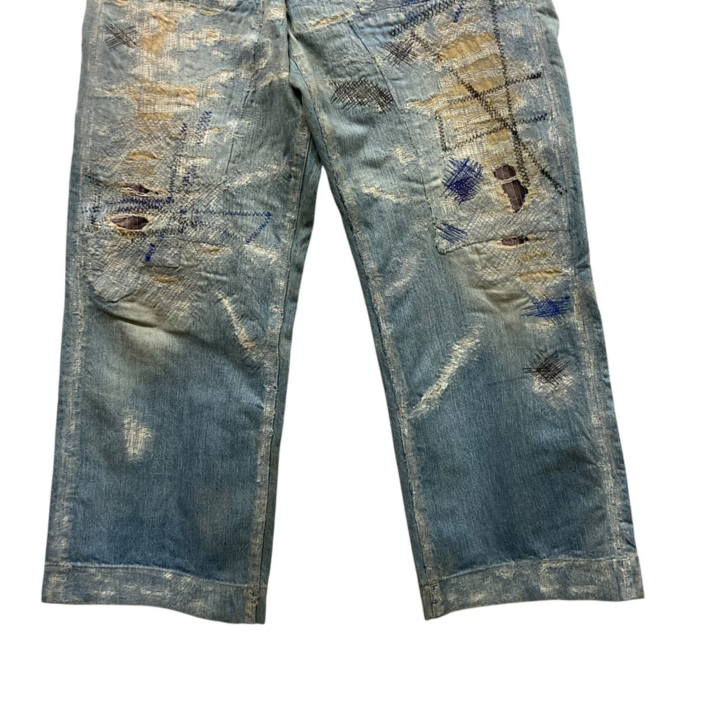 KAPITAL(キャピタル) 刺し子デニムパンツ インディゴ サイズ 0｜【公式  