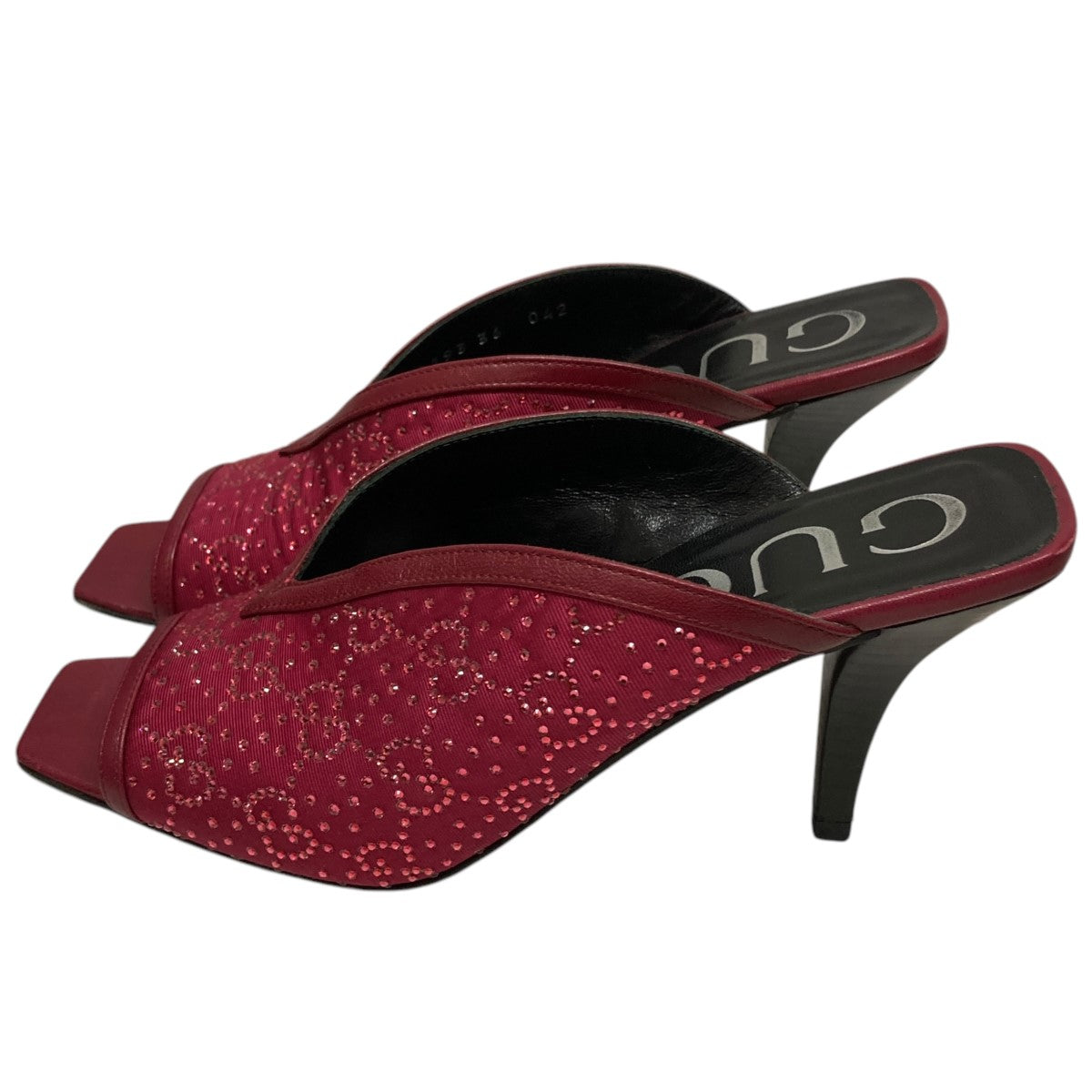 GUCCI(グッチ) ミュールパンプス727193 727193 ワインレッド GUCCI(グッチ) ミュールパンプス727193 727193 ワインレッド