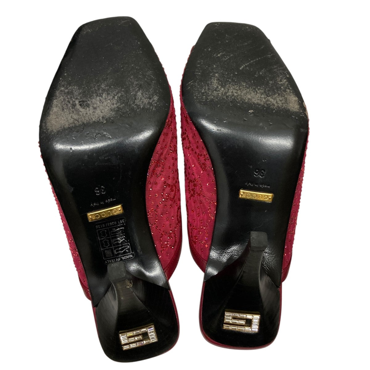 GUCCI(グッチ) ミュールパンプス727193 727193 ワインレッド GUCCI(グッチ) ミュールパンプス727193 727193 ワインレッド