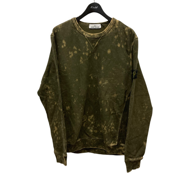 Stone  グリーン ブリーチ加工 スウェット イギリス軍 ブリーチ加工のトレーニングスウェット15 | militaria & encore