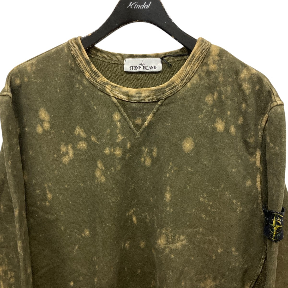 STONE ストーンアイランド　脱色スウェット　Lサイズ STONE ISLANDストーンアイランド脱色スウェットLサイズ