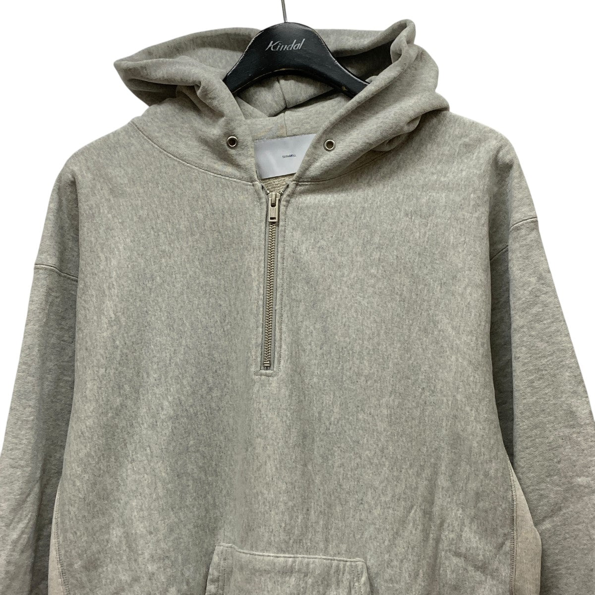SUGARHILL(シュガーヒル) 23AWAGED HALF ZIP-UP HOODIEハーフ