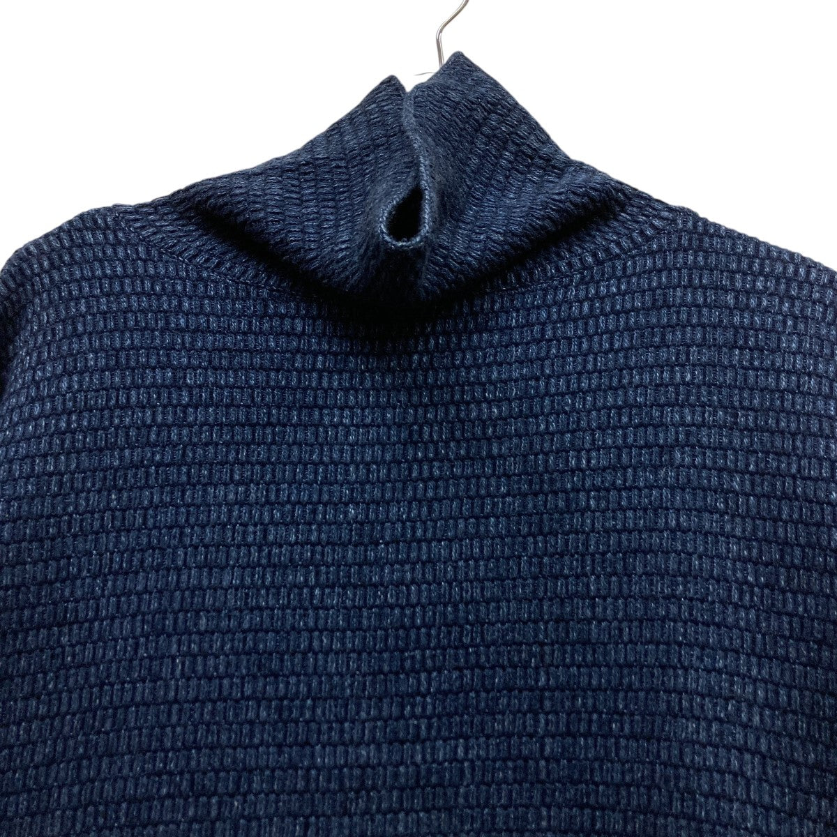 Porter Classic(ポータークラシック) SASHIKO STRETCH BEATNIK TURTLENECK刺し子タートルネックニット  インディゴ サイズ S｜【公式】カインドオルオンライン ブランド古着・中古通販【kindal】