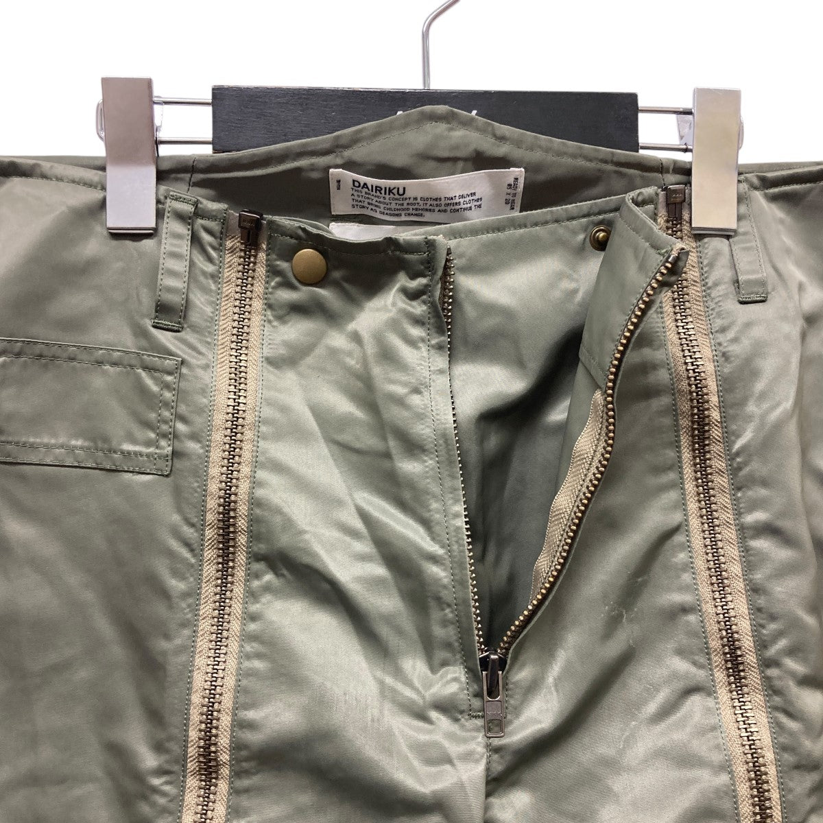 DAIRIKU(ダイリク) 24AWA-11 Half Nylon Pantsセンタージップ