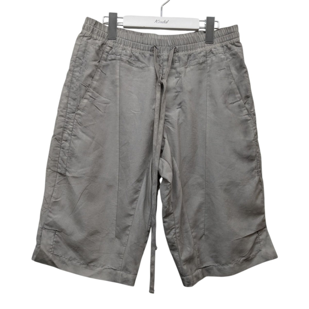 JULIUS(ユリウス) 24AWNYLON HIGH COUNT TAFFETA PANT切替フレア