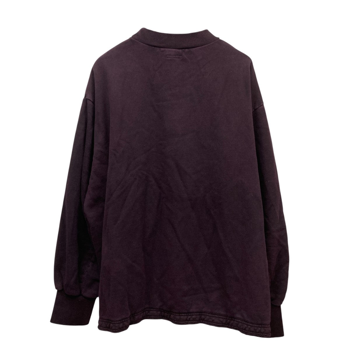 24AWCOLD DYED SWEATSHIRTガーメントダイスウェット24A0206NV