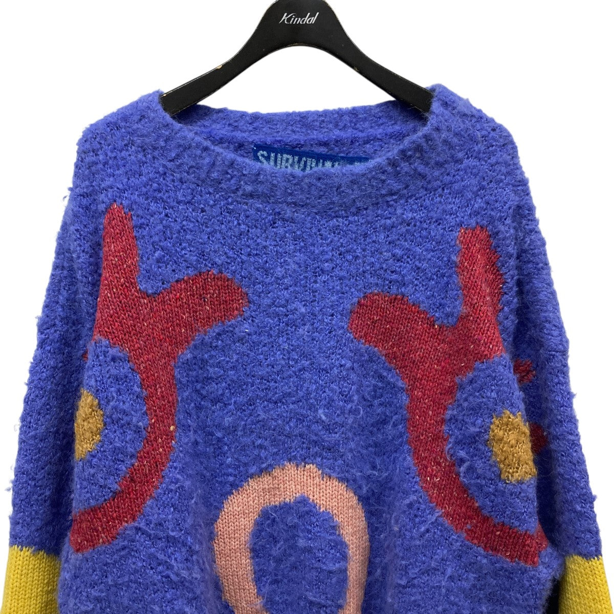 SURVIVAL OF THE FASHIONEST 総柄ニット 古着・中古-3枚目のアイテム画像