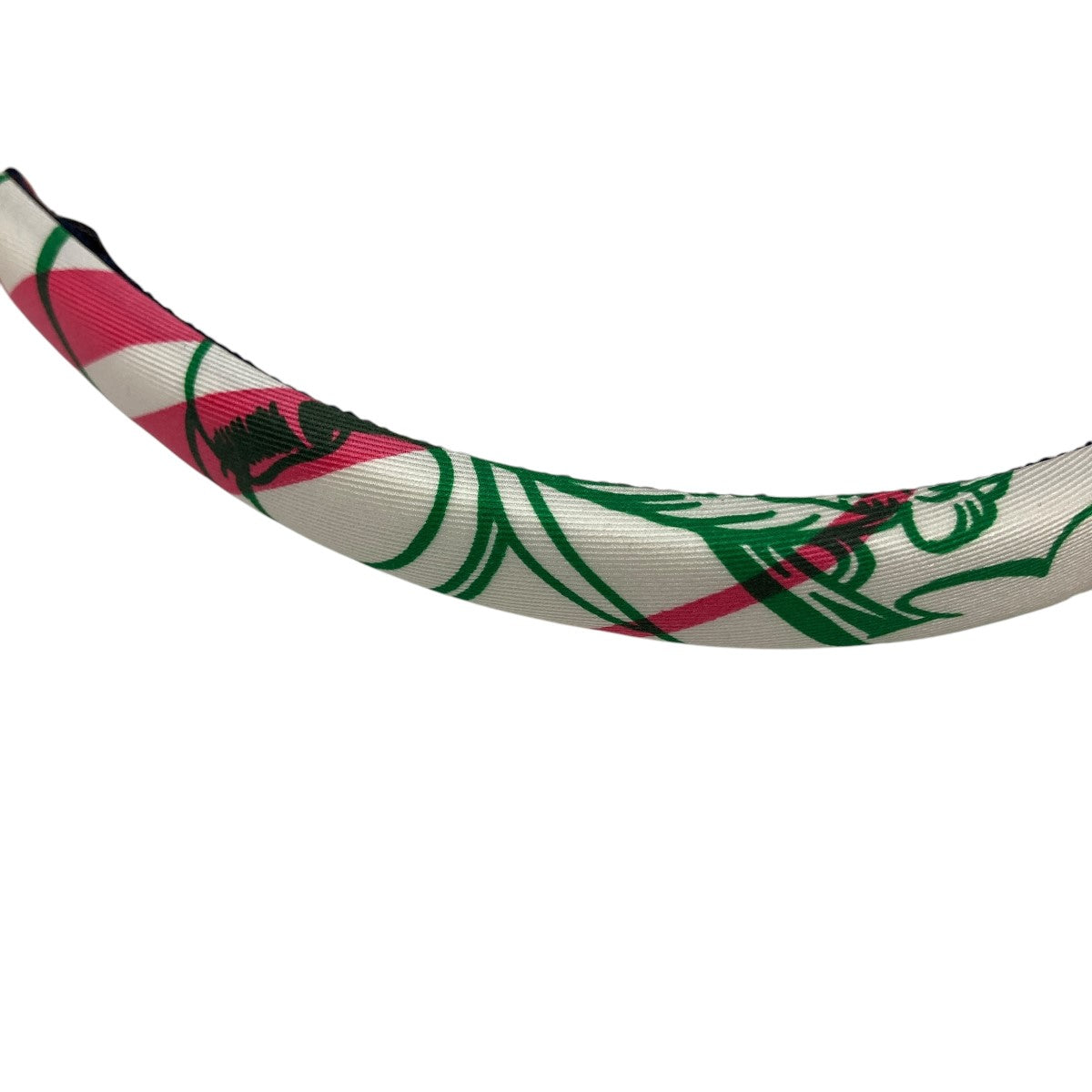 HERMES(エルメス) カチューシャ ホワイト×ピンク｜【公式】カインド