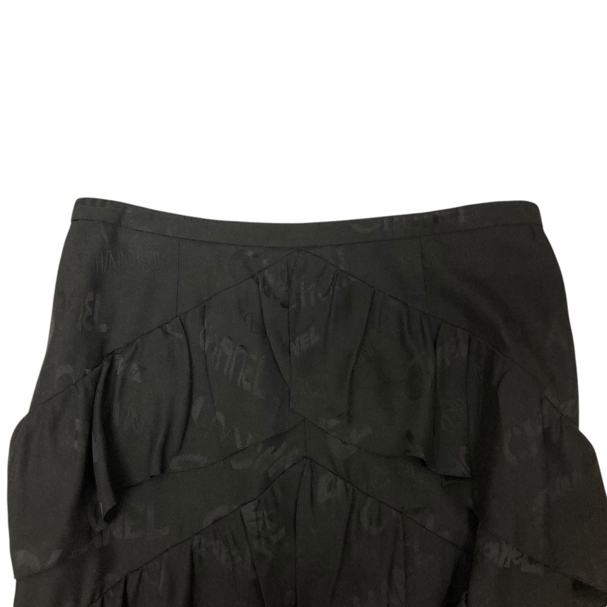 CHANEL(シャネル) ロゴフリルシルクスカートP72397V63957 P72397V63957