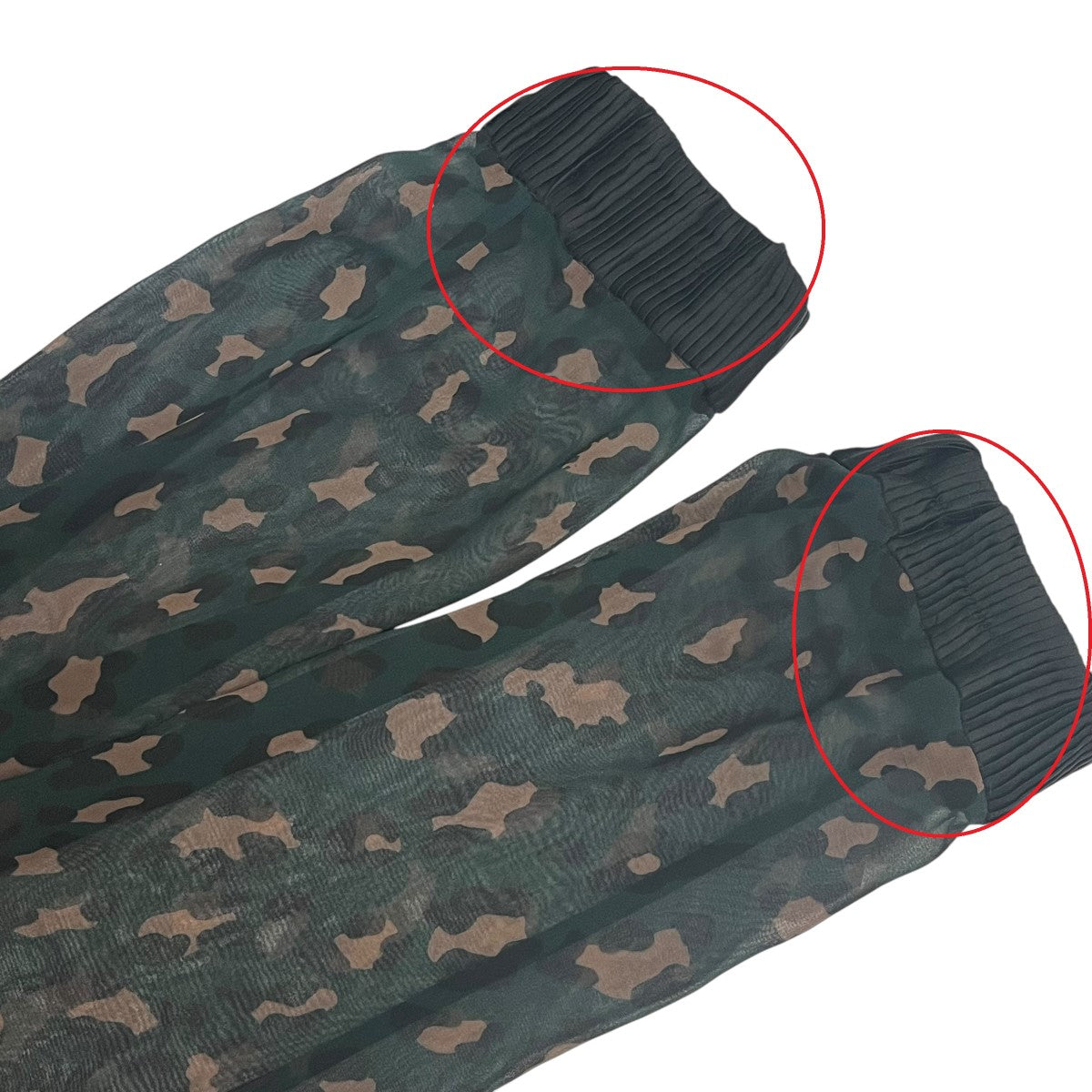 sacai(サカイ) レオパード柄シースルージャンプスーツ19-04548 19