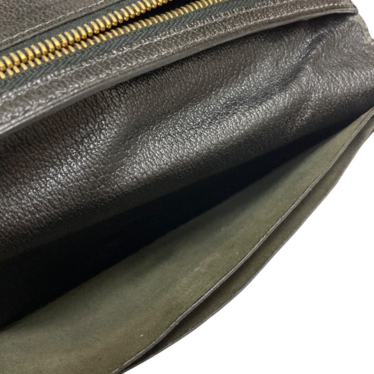 エルメスのベアンスフレ□C刻印 ゴールド金具 アリゲーター長財布です。 HERMES 古着・中古 財布・小物 アイテム