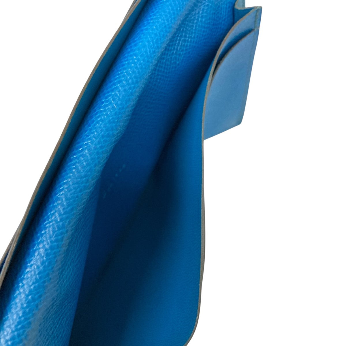 HERMES(エルメス) シチズンツイル□Q刻印長財布 - ターコイズブルー