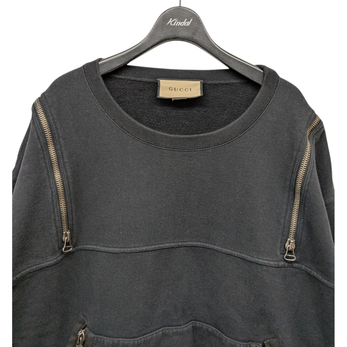 GUCCI(グッチ) ロゴ メタモルフォーシ ジップスウェットシャツ