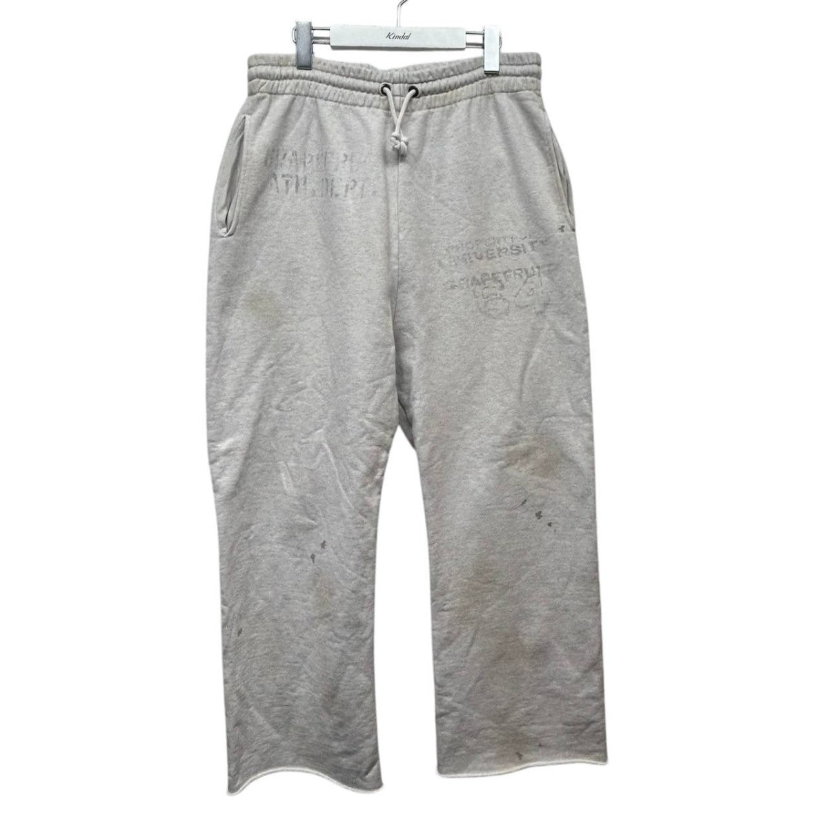 GRAPEFRUIT ATH．DEPT． SWEAT PANTS汚れ加工スウェットパンツ