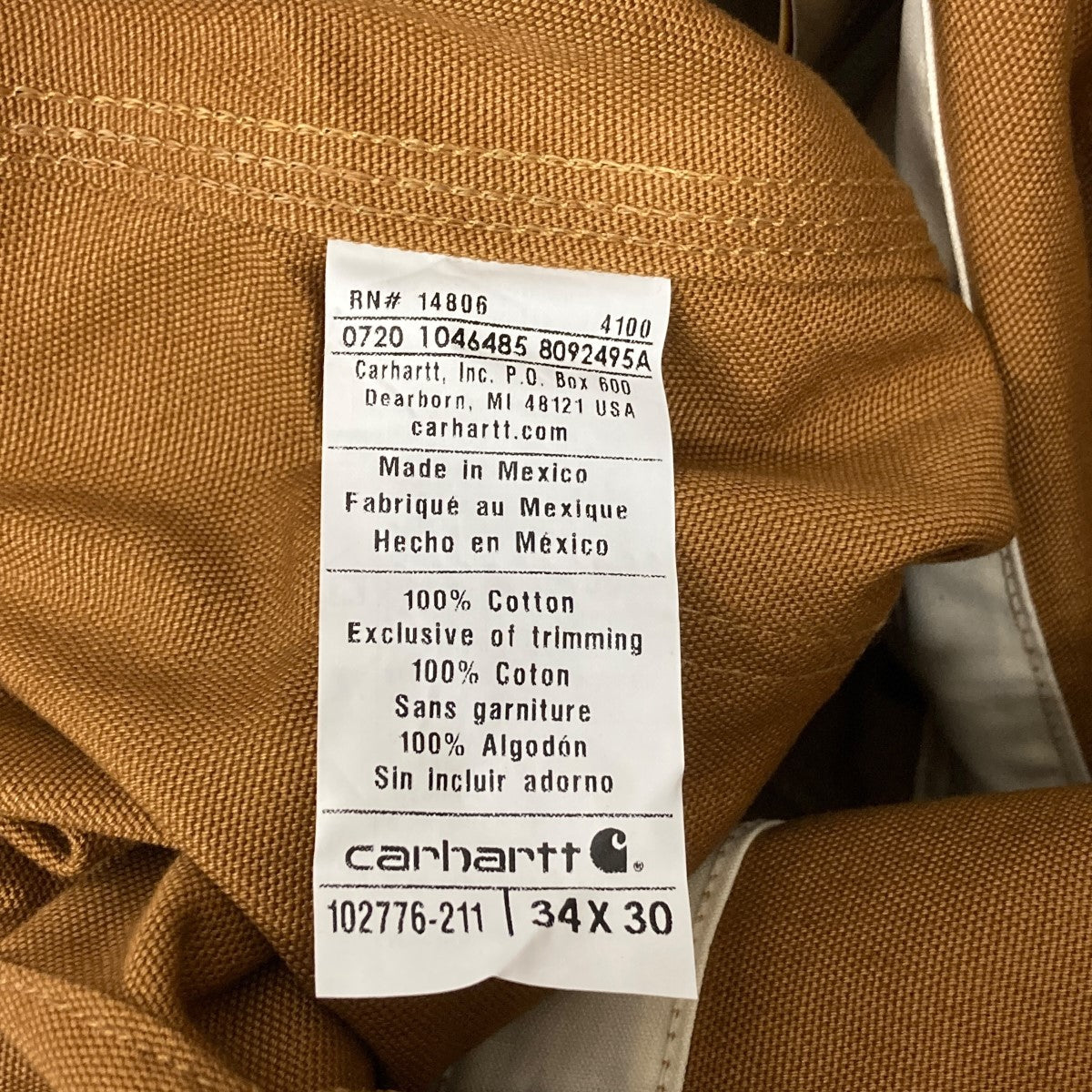 CarHartt(カーハート) ダブルニーオーバーオール102776-211