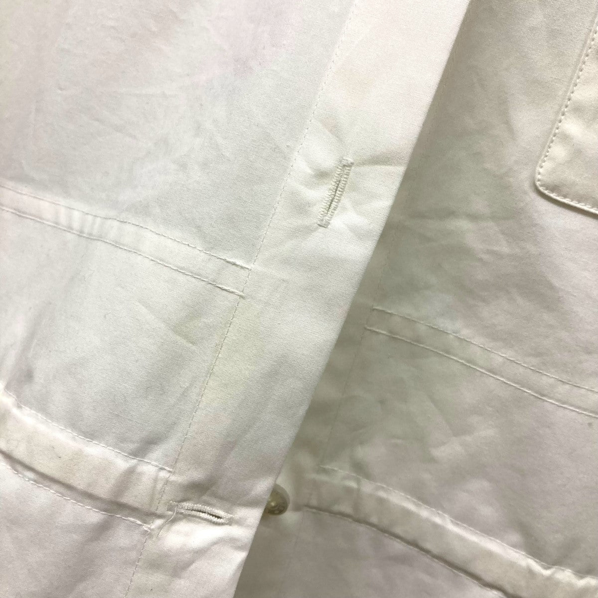 HERMES ノースリーブシャツワンピース3E0565DT 古着・中古-10枚目のアイテム画像