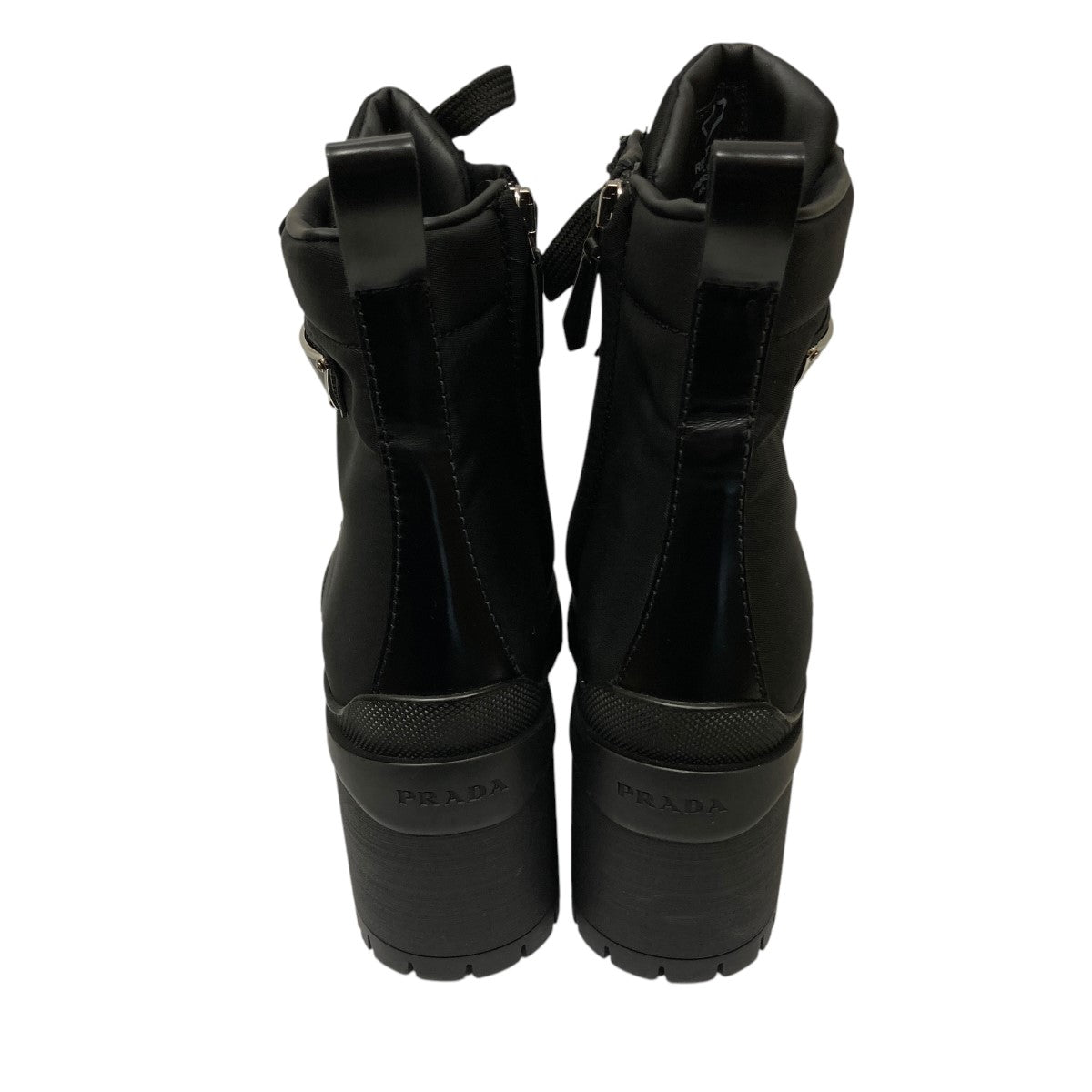 プラダ PRADA スエード ブーツ サイドジップ 8 中古・古着通販】PRADA (プラダ) サイドジップスエードブーツ