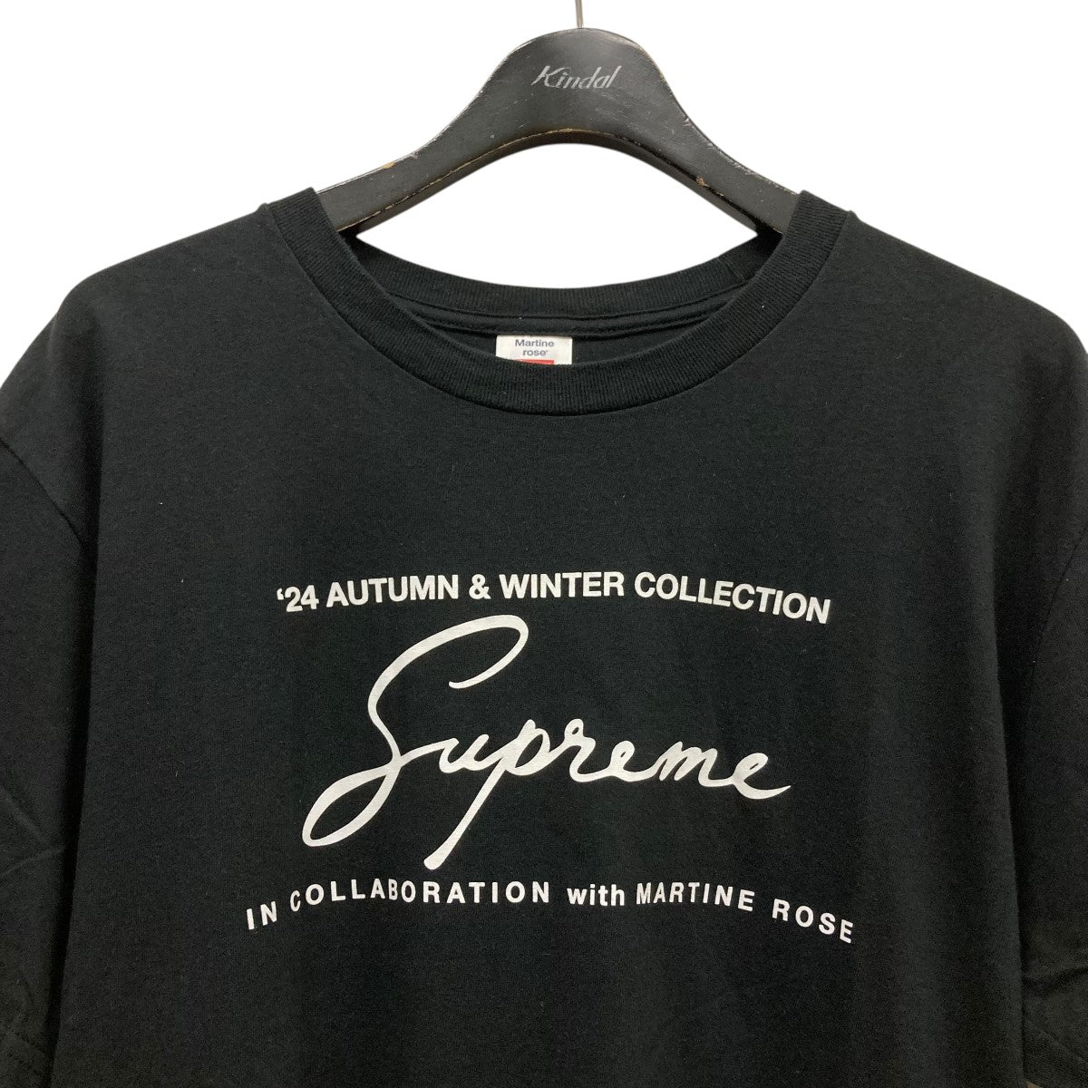 Supreme Martine Rose コラボ Tシャツ M ブラック SUPREME シュプリーム Martine Rose Lee Scratch Perry Tee