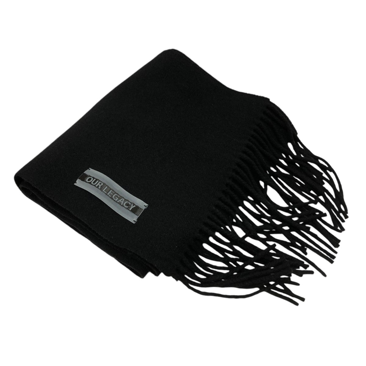 OUR LEGACY(アワーレガシー) ESTATE SCARFマフラー ブラック