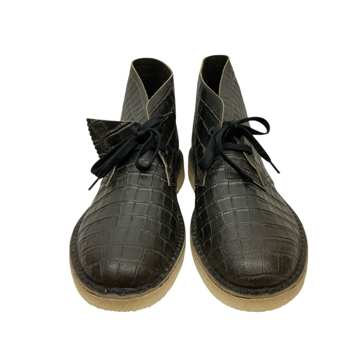 ■ Clarks クラークス ワラビーブーツ レザーシューズ 11826 黒 Clarks(クラークス) Wallabee Boot Black Suede 11826 11826