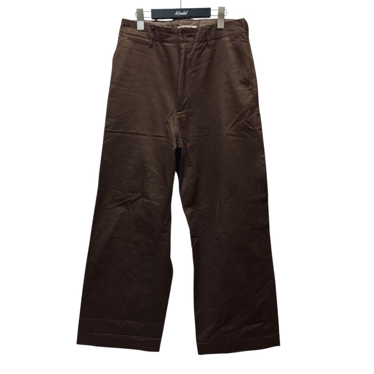 AURALEE(オーラリー) WASHED FINX CHINO WIDE PANTSコットン