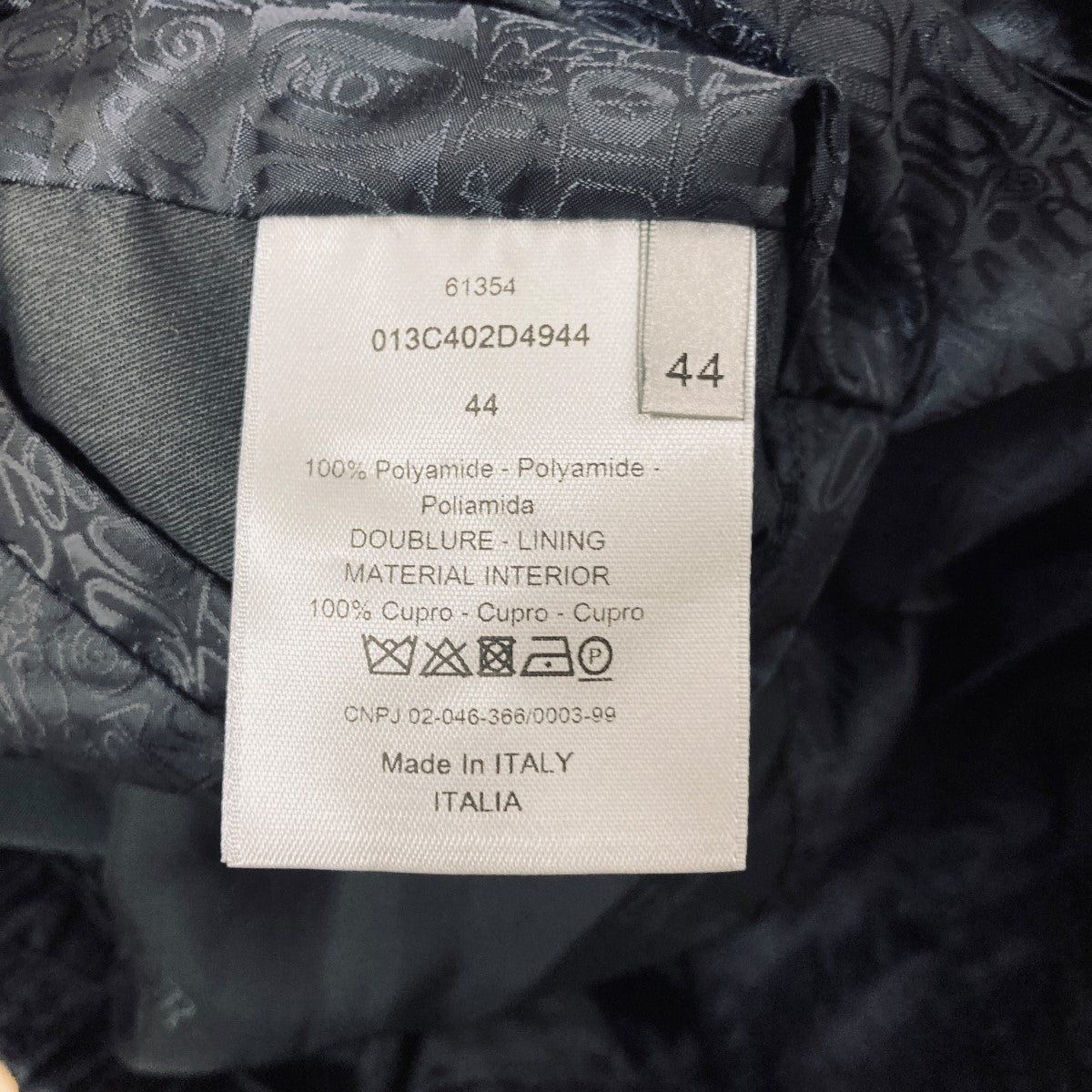 Dior クリスチャン ディオール ジャケット コート アウター ジャンパー ブラック Christian Dior フード