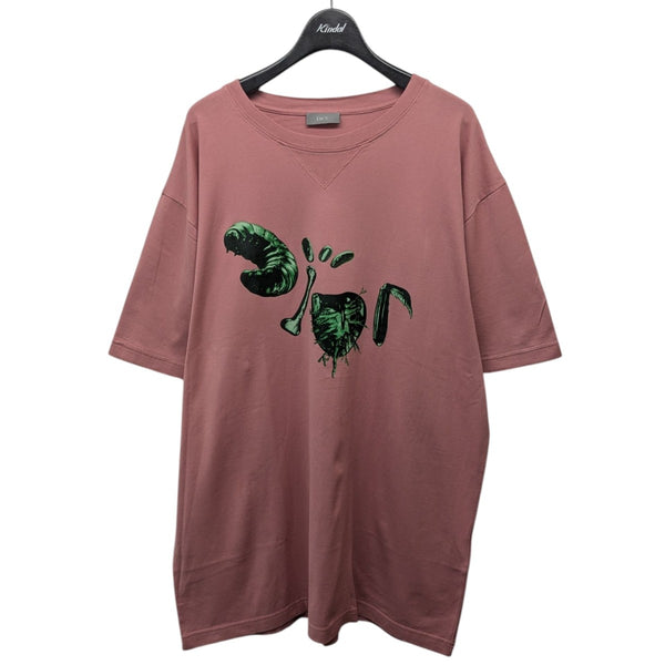 DIOR×TRAVIS SCOTT カクタスジャックロゴTシャツ 213J685C0677 ピンク