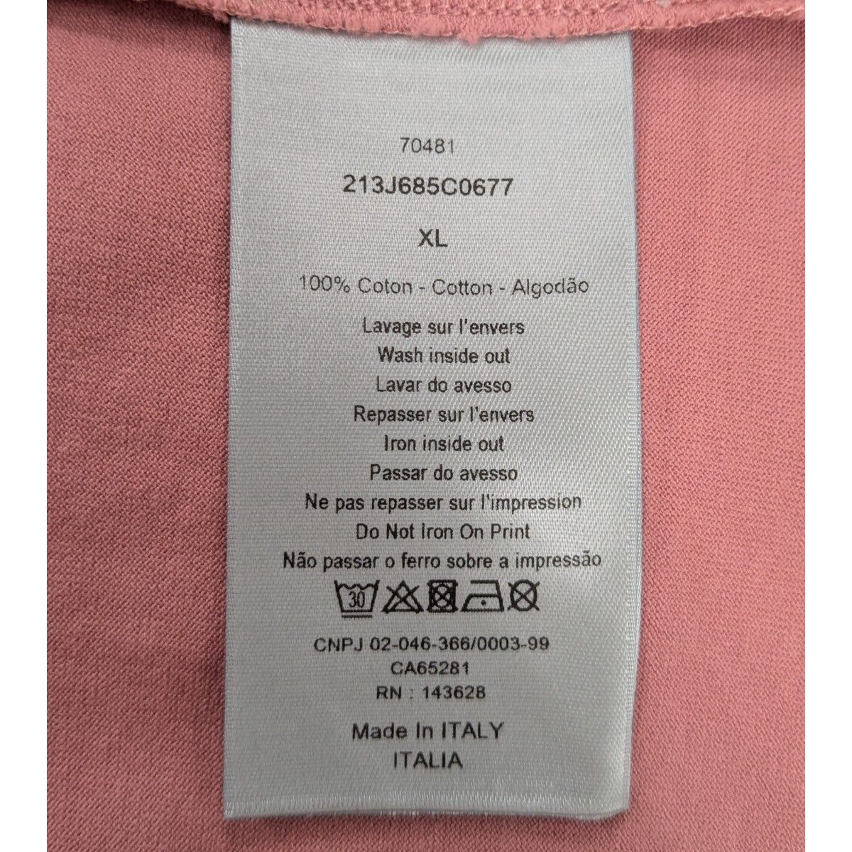 DIOR×TRAVIS SCOTT カクタスジャックロゴTシャツ 古着・中古-5枚目のアイテム画像