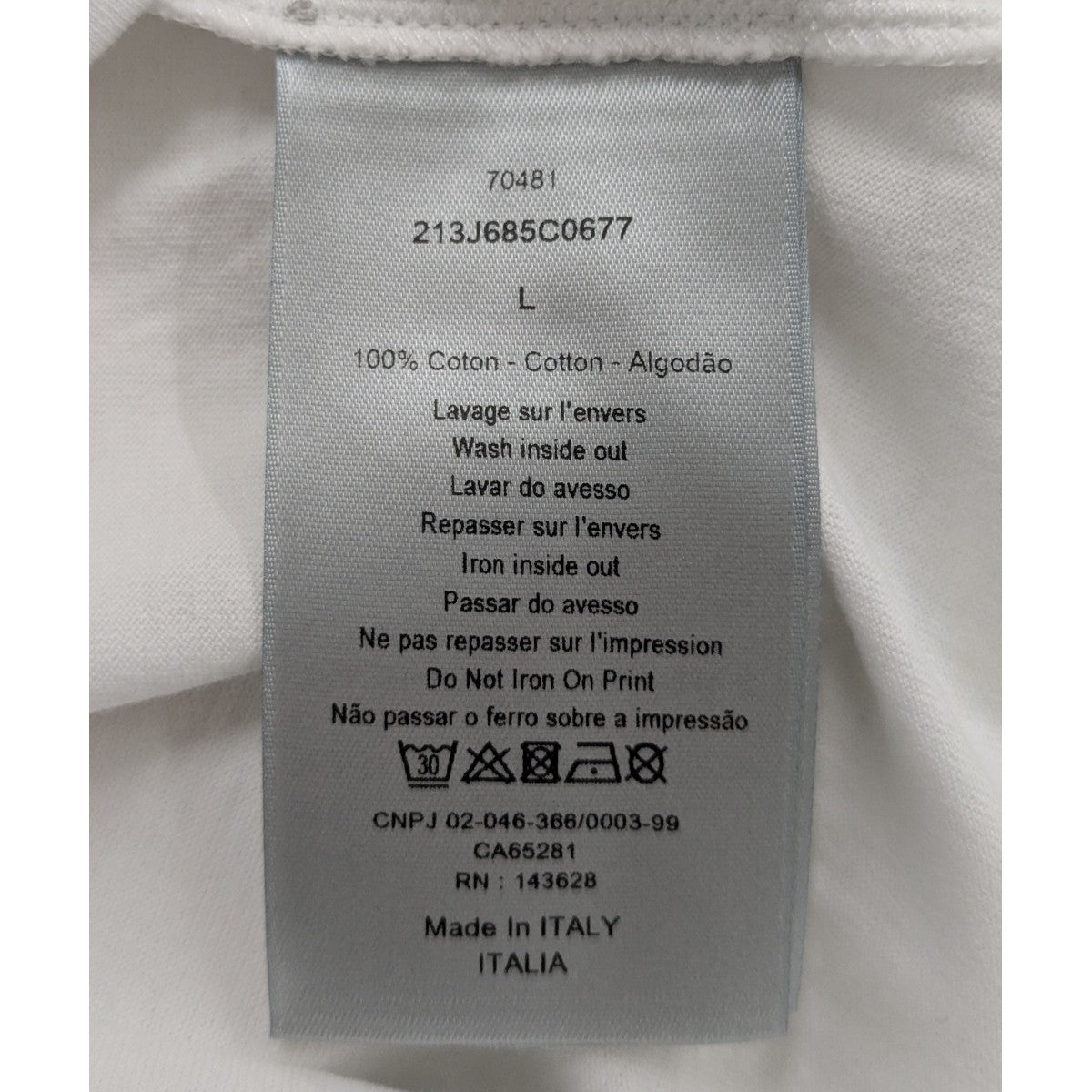 DIOR×TRAVIS SCOTT カクタスジャックロゴTシャツ 古着・中古-5枚目のアイテム画像