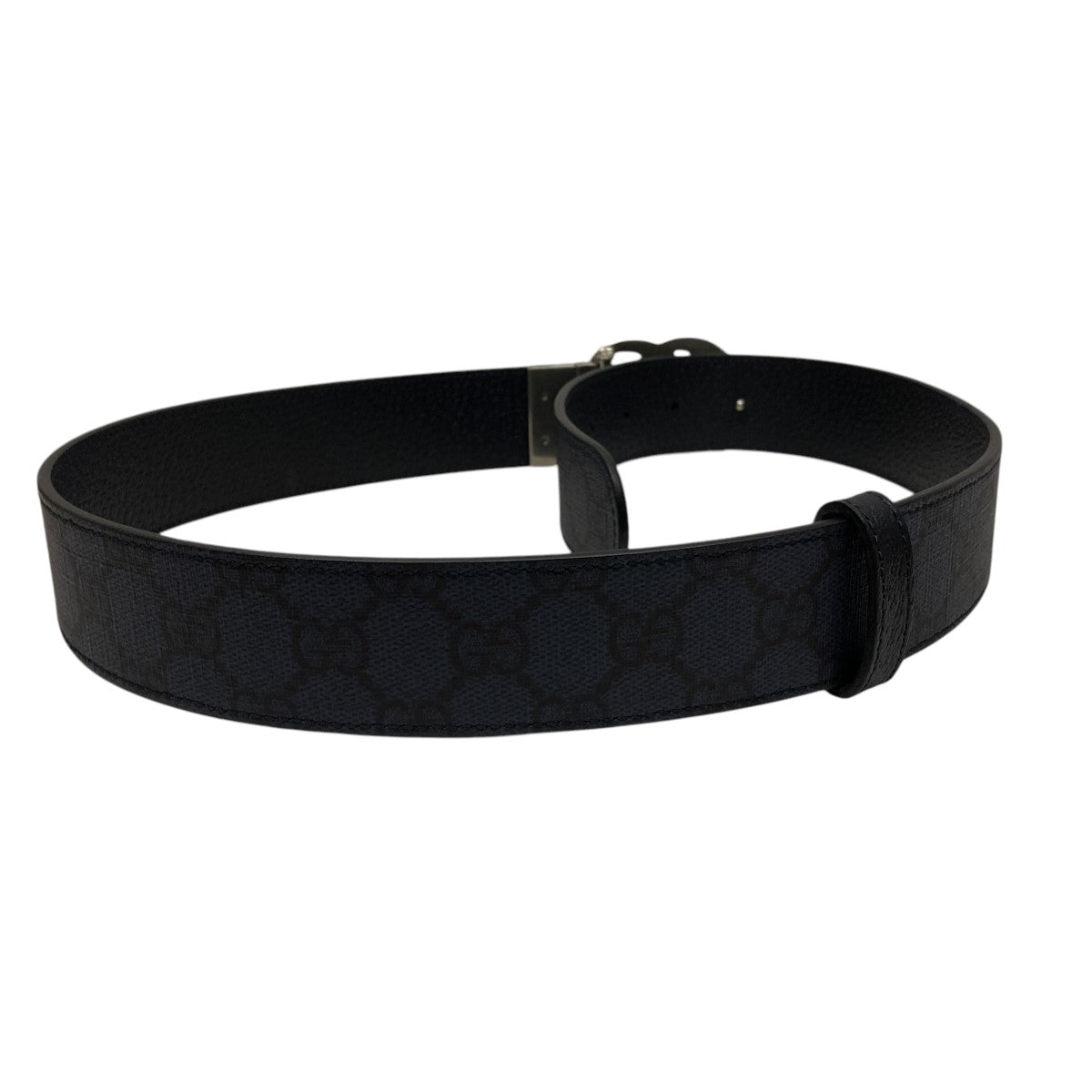 GUCCI(グッチ) ダブルGリバーシブルベルト627055 627055 ネイビー