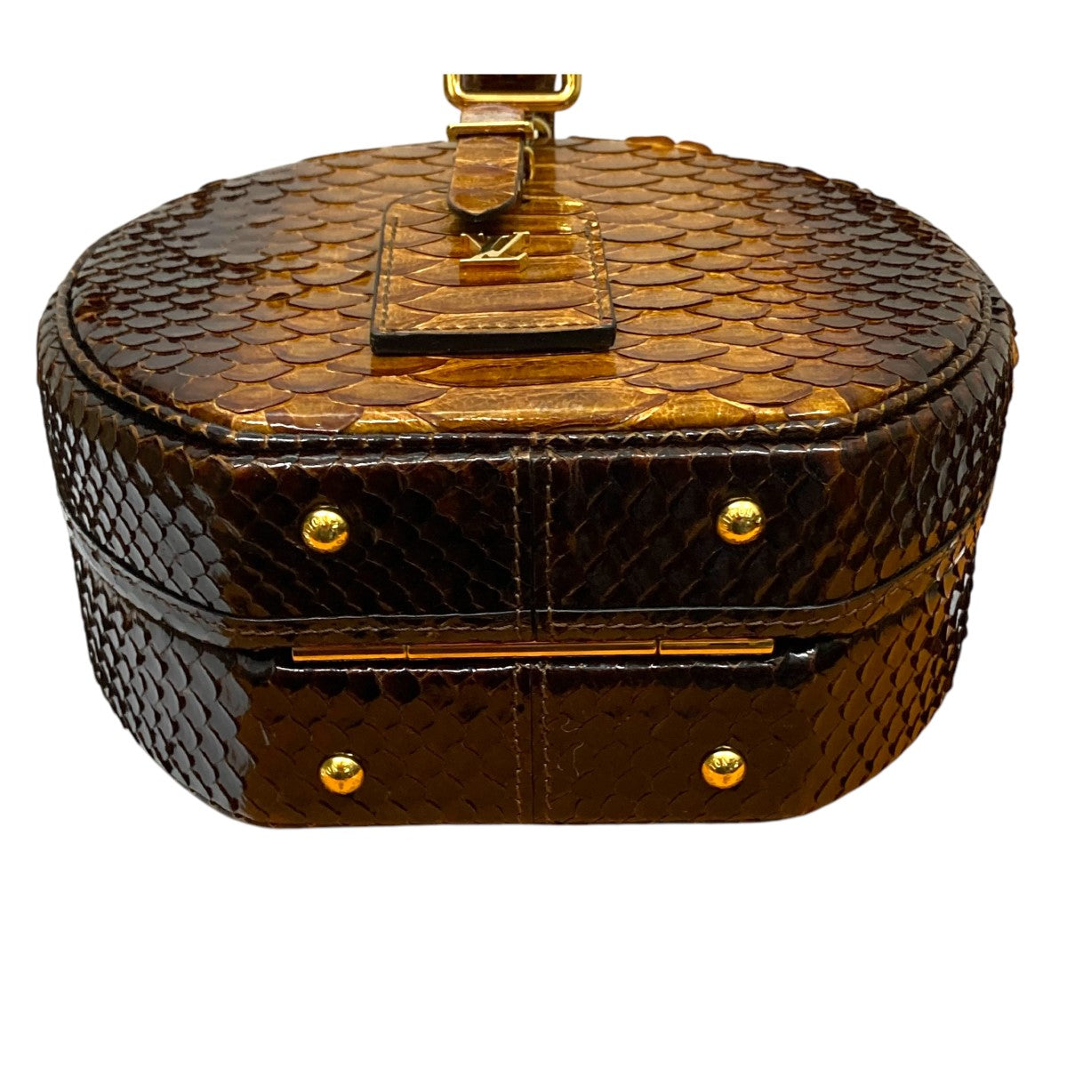 LOUIS VUITTON プティット・ボワット・シャポー パイソンショルダーバッグN93642 古着・中古-4枚目のアイテム画像
