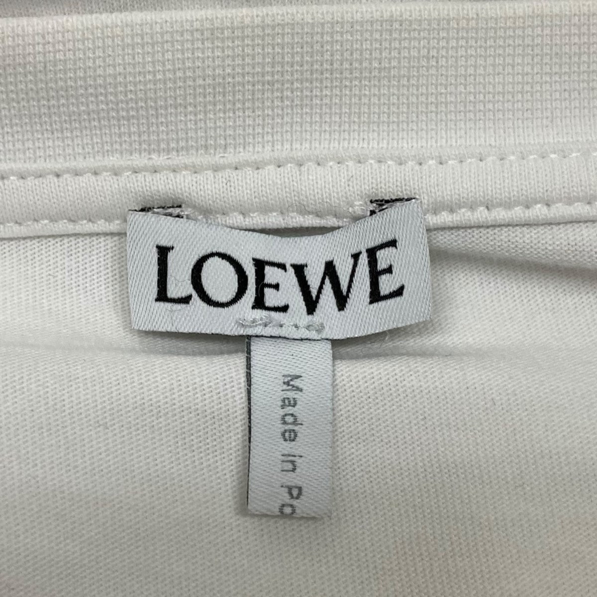 LOEWE グラフィックプリント Tシャツ ホワイト 24ss アナグラム