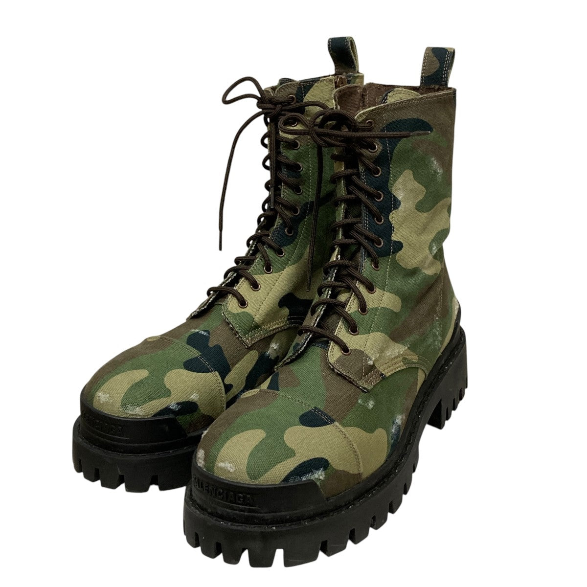 BALENCIAGA(バレンシアガ) Strike 20mm Boot Camo Printカモ柄