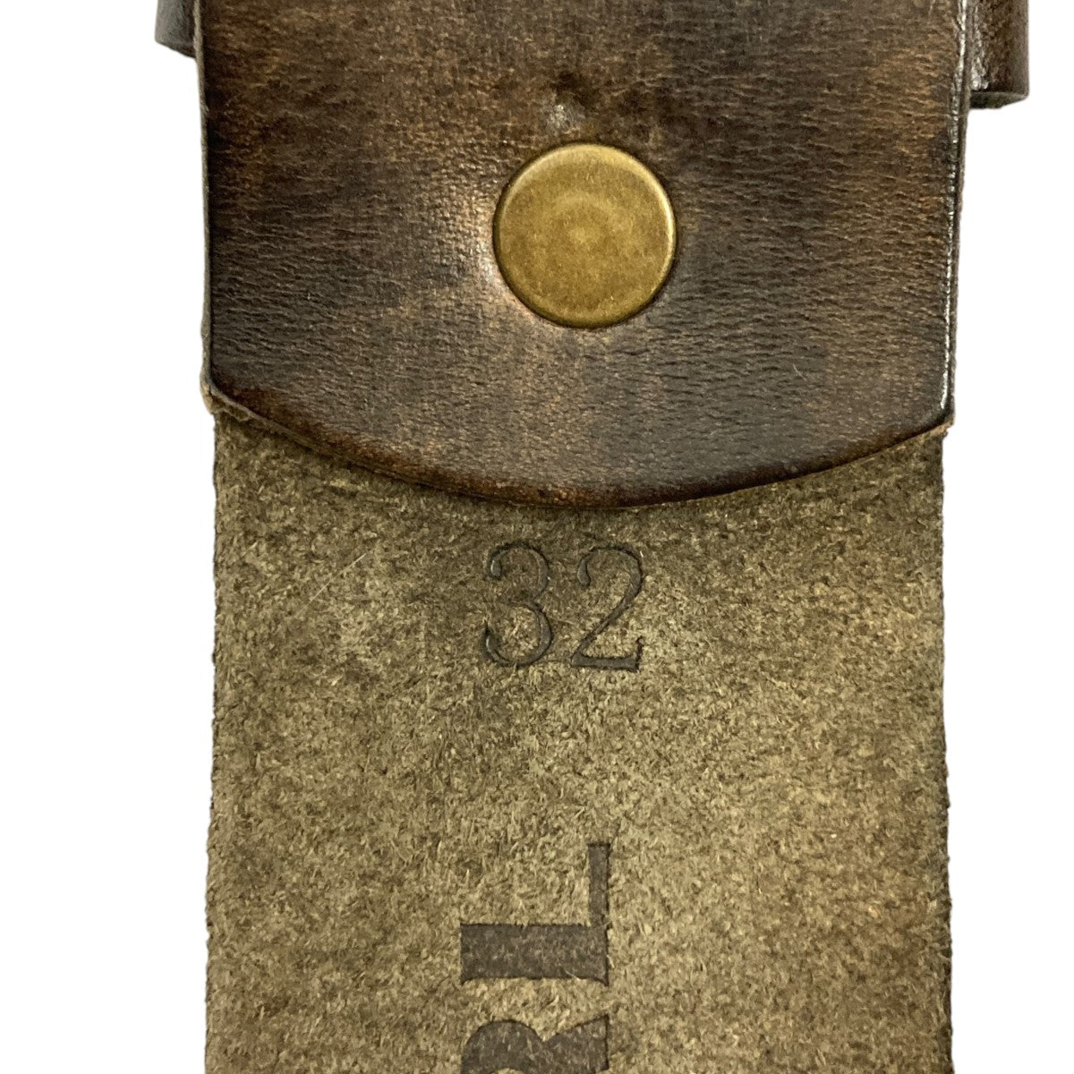✨新品未使用タグ付き✨RRL スタッズ付き レザーベルト 36/幅3.5cm