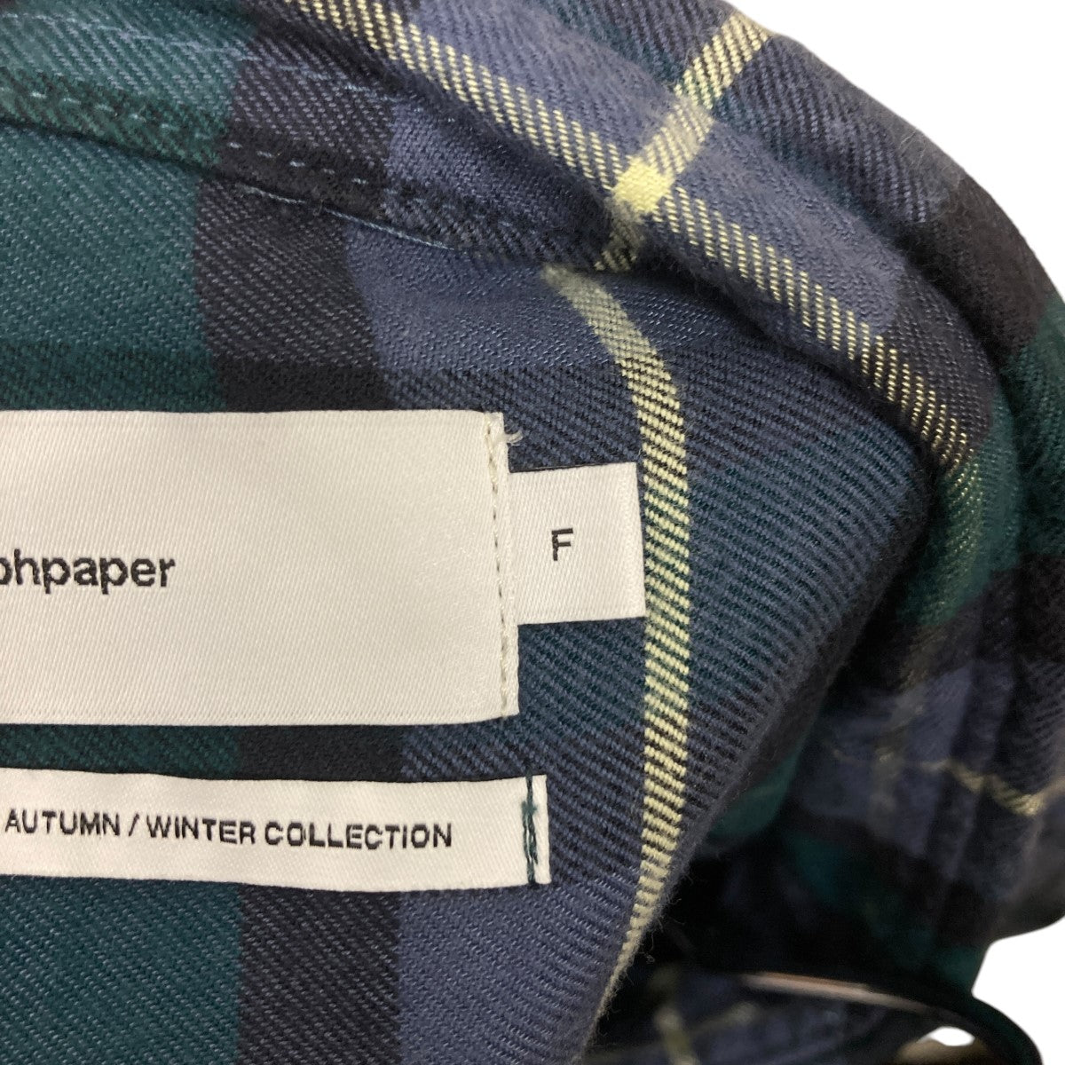 graphpaper glen check グレンチェックシャツ Graphpaper / New Arrival | public