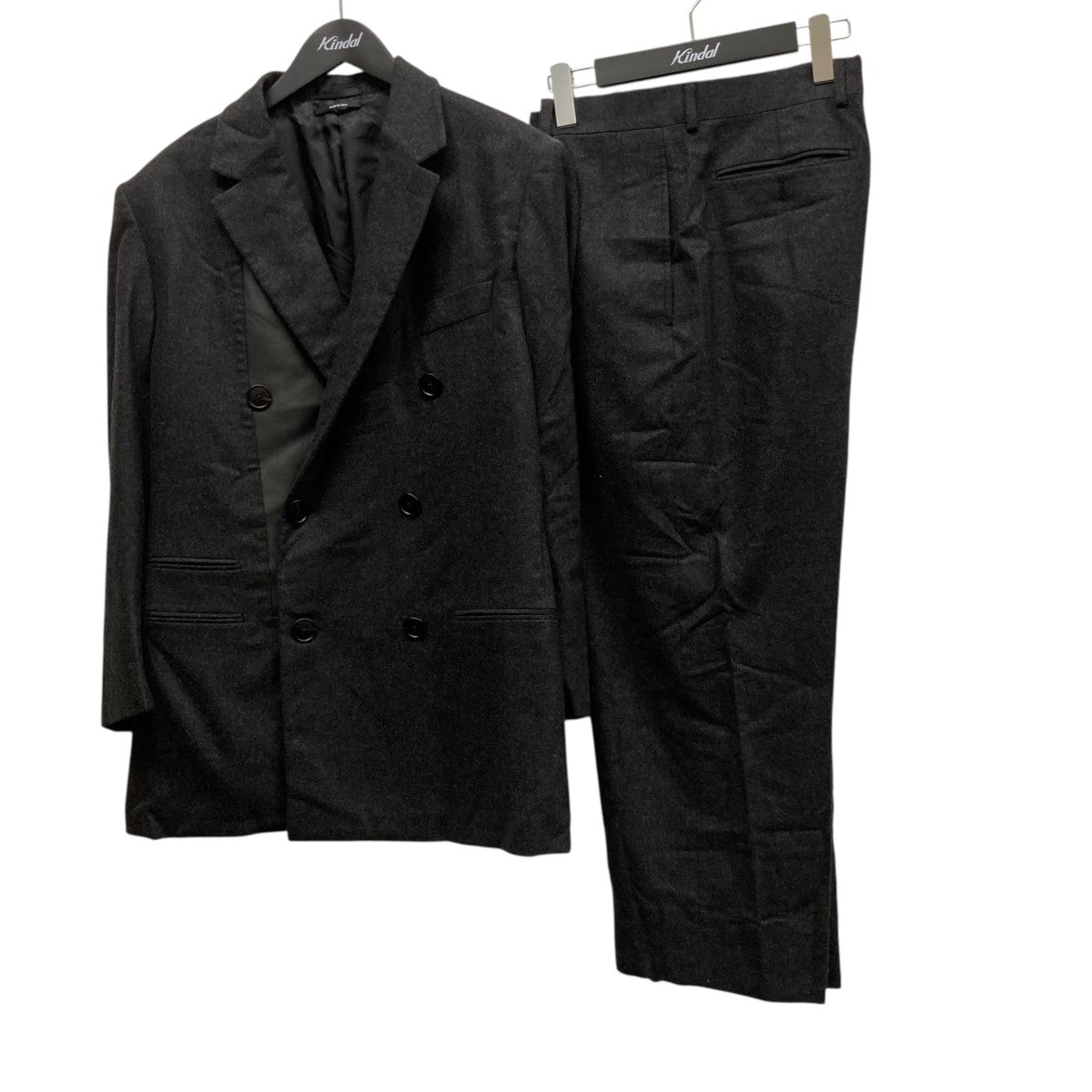 【vintage】セットアップ ダブルスーツ モードブルー HERMES brand-td-store_e13-st30725