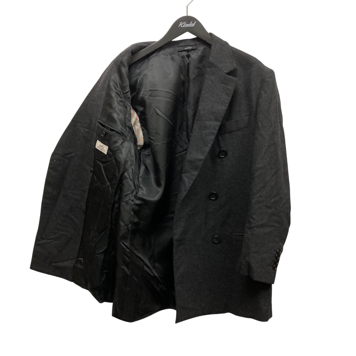 【vintage】セットアップ ダブルスーツ モードブルー HERMES HERMES(エルメス) ダブルセットアップスーツA9604X A9604X