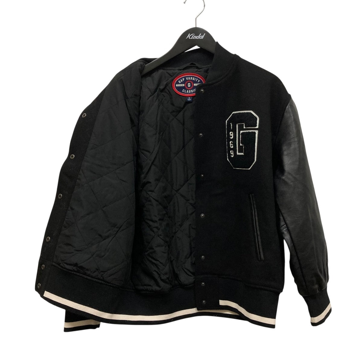 GAP(ギャップ) レザー切替スタジャン ブラック サイズ S｜【公式