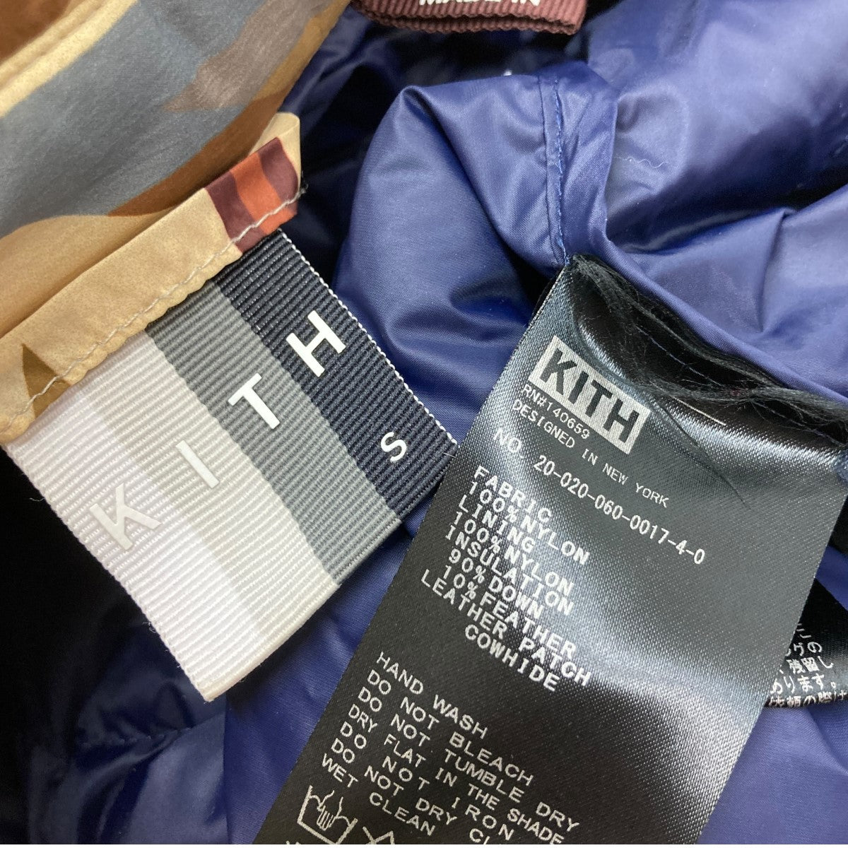 KITH×PENDALTON ダウンジャケット20-020-060-0017-4-0 20-020-060-0017