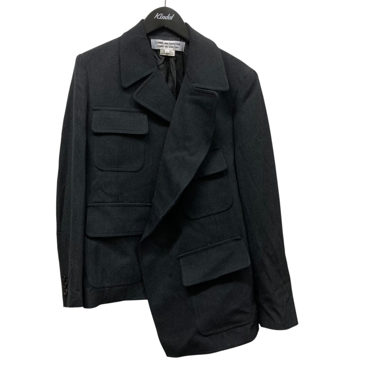 COMME des GARÇONS HOMME PLUS ウールギャバ 80年代 COMME des GARCONS HOMME HOMME(コムデギャルソンオム) 80S 金