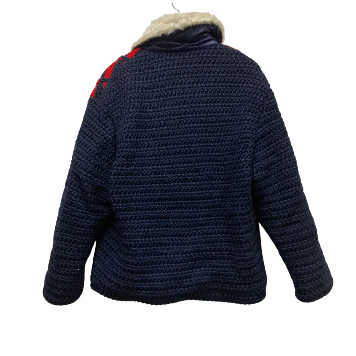 miu miu ネイビー　クロップドジャケット miumiu(ミュウミュウ) 24AWクロップド ウール ジャケット