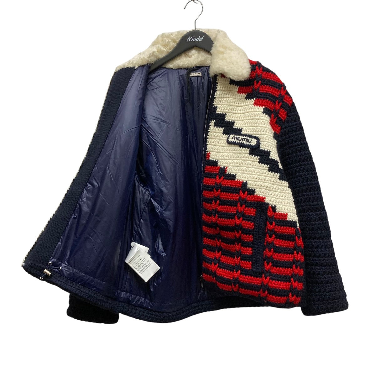 MIU MIU(ミュウミュウ) ノルディックニット パファージャケットML802