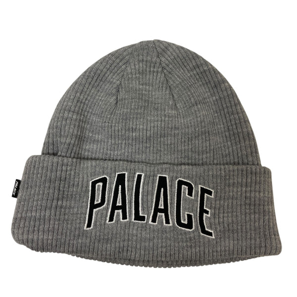 PALACE ニット帽 L/XL グレー・ブラック 中古・古着通販】PALACE (パレス) Lowercase Cuff Beanie/ニット