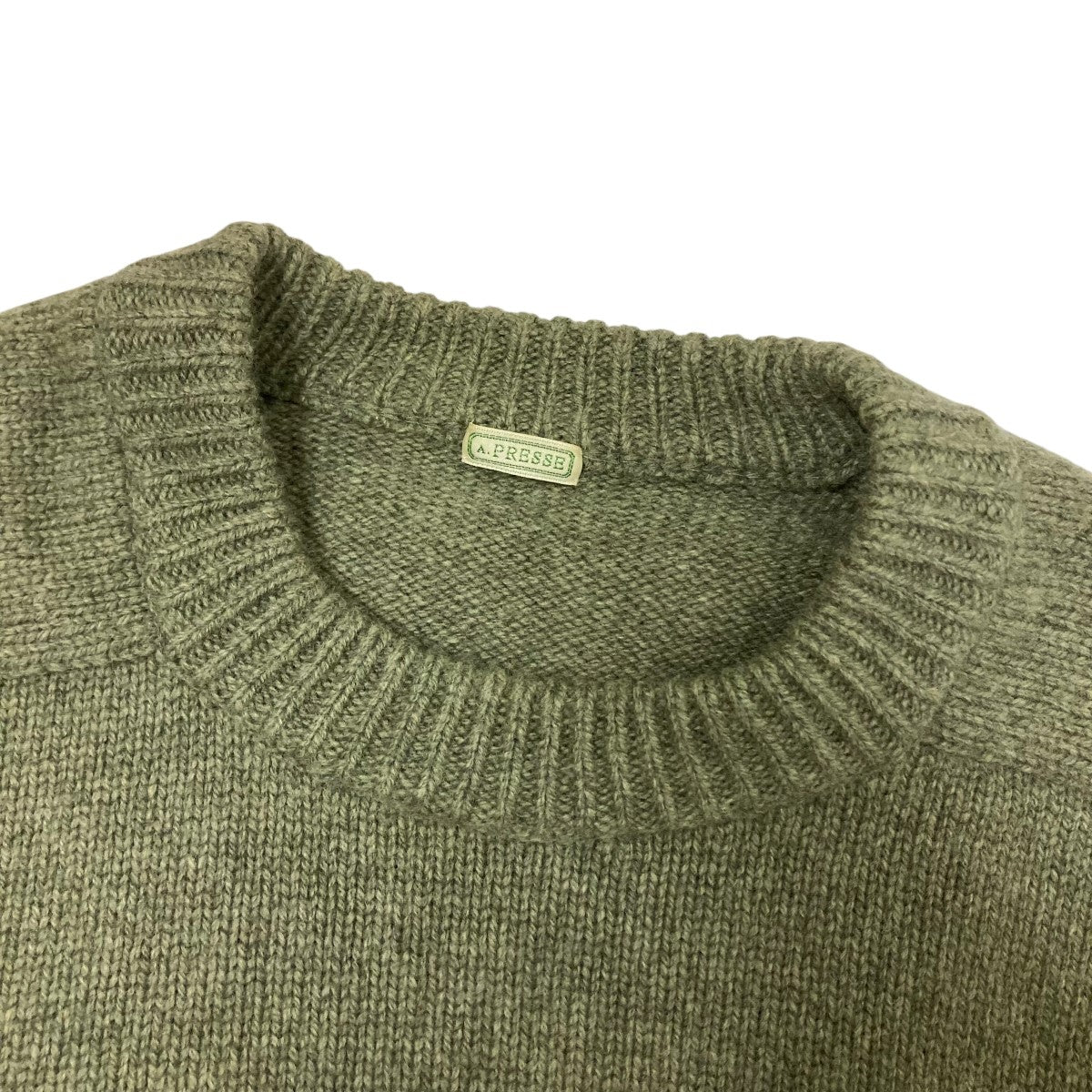 A.PRESSE ニット 22AWプルオーバーニットセーター 日本製 A.PRESSE - アプレッセ22FW High Gauge Turtleneck Sweater (22AAP-03