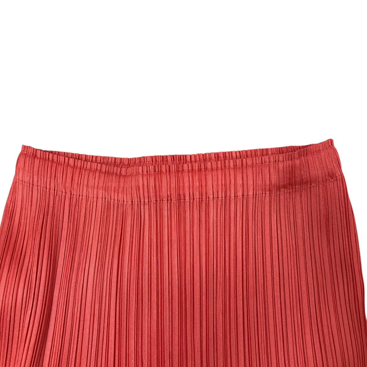 プリーツプリーズ　コーラルピンク プリーツタイトスカート PLEATS PLEASE(プリーツプリーズ) プリーツスカートPP51JG374