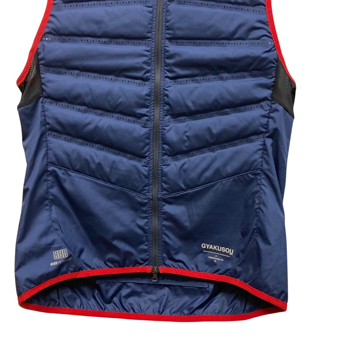NIKE×GYAKUSOU 中綿ベスト743332-440 743332-440 ネイビー サイズ L