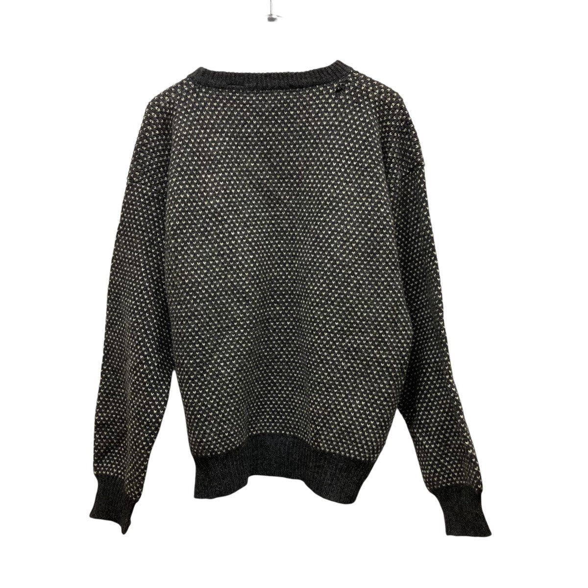 Eddie Bauer(エディーバウアー) 80sバーズアイニット グレー サイズ XL